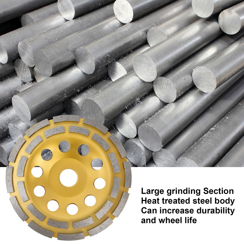 Diamond Cup Grinding Wheel Double Row Concrete Grinding Wheels for