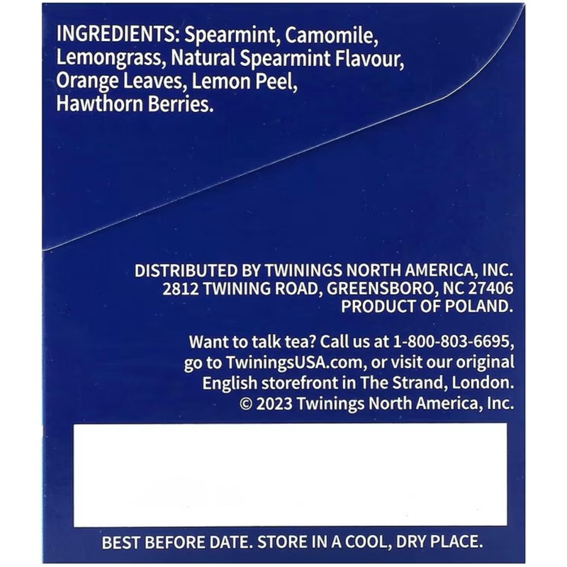 Twinings Nightly Calm Herbal Tea Bags 2-Pack – Sleep Tea,