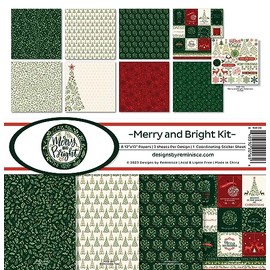 Reminisce Merry and Bright Scrapbook Collection Kit
