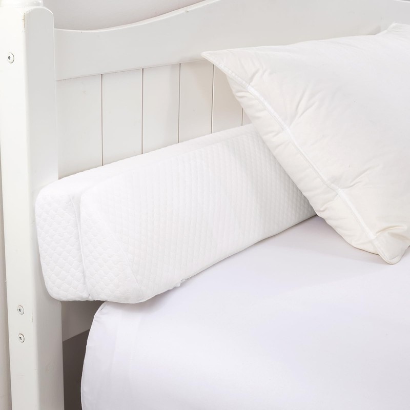 MABOZOO Pillow Wedge for Headboard Gap,White Bed Wedge Gap Filler
