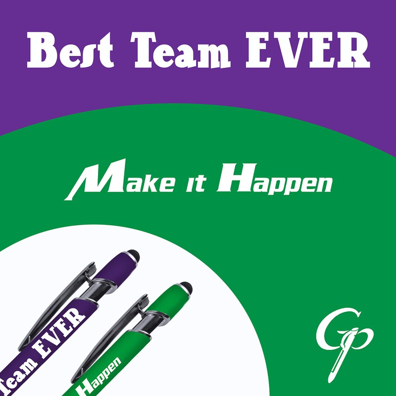 Greeting Pen Team Building and Employee Appreciation Pen Sets with