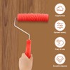 LOQJSS 6Pcs Wood Graining Tool Set,Fake Wood Grain Roller Painting