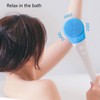 Electric Body Scrubber Shower Brush Long Handle Waterproof Cordless Body