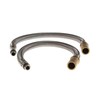 Pair Mono Block Flexible Tap Hoses Tails Connectors M12 x