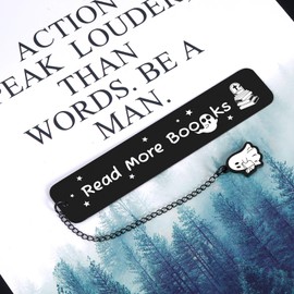 Christmas Gifts for Book Lovers Nerd Bookmark Gifts for Book Lovers Horror Lovers Dark Romance Bookmarks for Reading Women Spooky Basket Stuffers for Women Men Funny Boo Basket Stuffers for Him Her