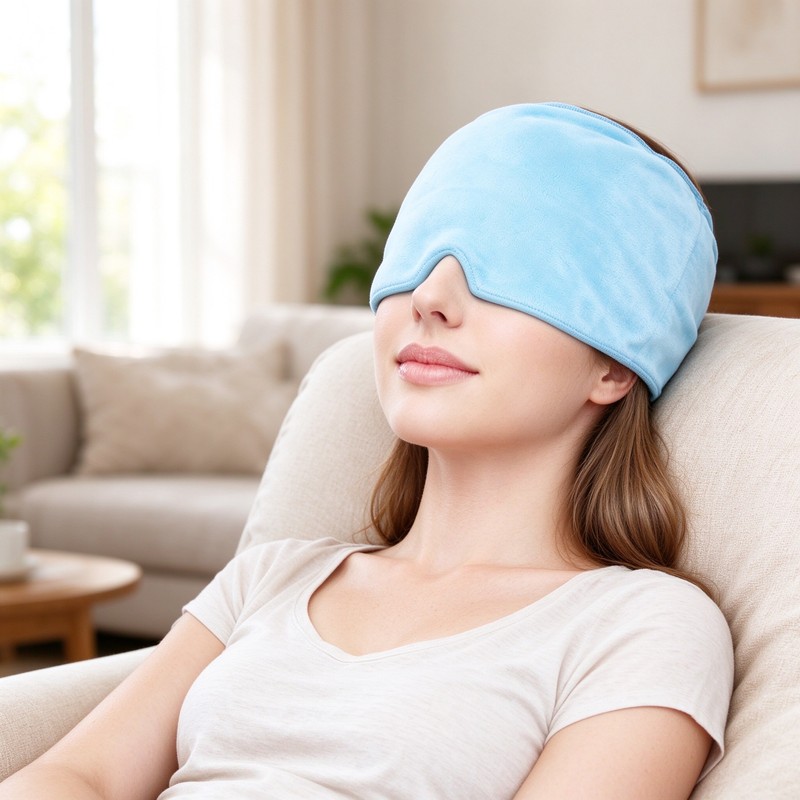 Migraine Gel Ice Cap for Headache Relief – Hot Cold