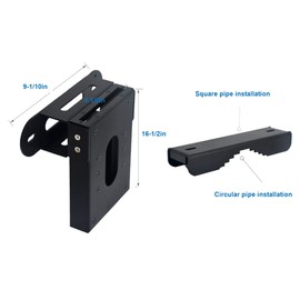 Chainsaw Holder, Chainsaw Holder for Tractor,Suitable for Most Sizes of Chainsaws, Universal Chainsaw Carrier Kit for Tractors, ATVs, UTVs, Trucks, Utility Vehicles, Can be Mounted on The ROPS (7.3")