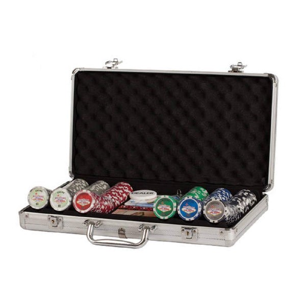 Poker Set In Aluminum Case With 300 (11.5 Gram) Las Vegas Style Chips