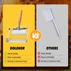 Dolenor Honey Uncapping Scraper, Tine Hive Scraper Tool Wooden Handle,Honeycomb