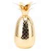 Cocktail Shaker Pineapple Shape Stainless Steel Polished Smooth Surface 500ml