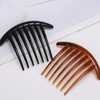 Mini bangs updo hair comb brush / 미니 앞머리 올림머리 헤어빗 브러시