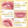 3PCS Crystal Flower Jelly Lipstick Set,Magic Temperature Color Change Lip