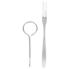 2PCS BBQ Net Tube Stainless Steel Barbecue Grill Basket Rolling