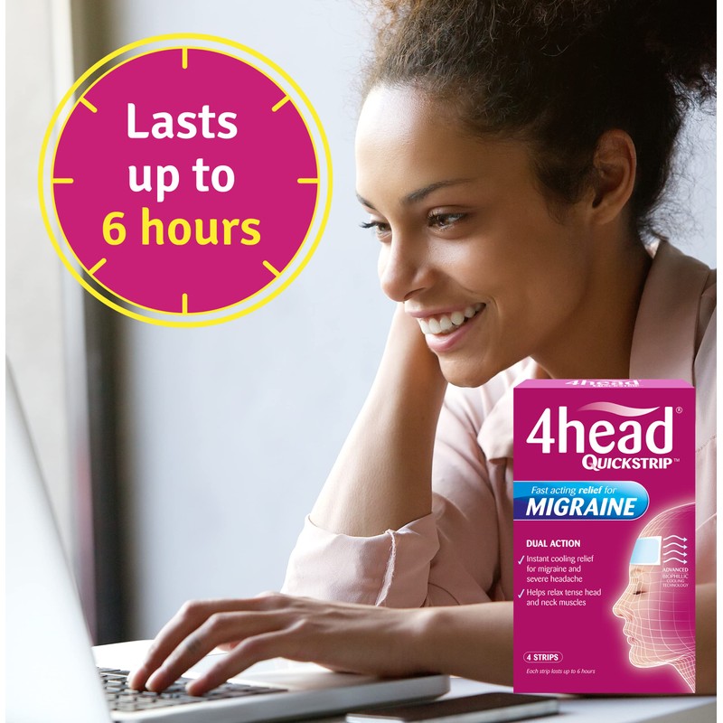 4HEAD Quickstrip Hydro Gel Strips , 4 count