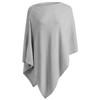 PULI Women's Versatile Knitted Shawls Scarf Poncho Sweater with Buttons