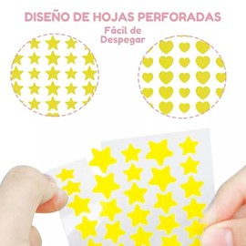 600 Lindos Parches Star Faciales hidrocoloides para acné, pimple patch star, Pimple Patch Múltiples formas Para Todos Los Tipos de Piel.