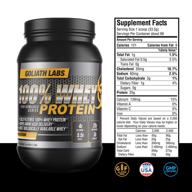 Goliath Labs Whey Protein (10 lbs, Strawberry)