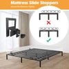 TWSOUL Pack of 6 Mattress Holders for Bed Frame, Adjustable