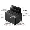 Yamazaki 2195 Charging Station, Black, Approx. W 7.9 x D