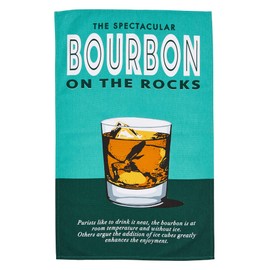 Ulster Weavers Tea Towel-Bourbon (100% Cotton, Turqouise), One Size