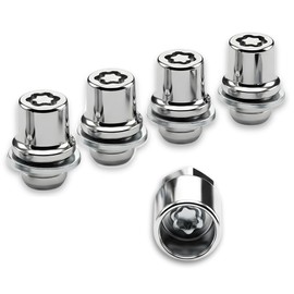 5pc M12x1.5 Wheel Lock Lug Nut Set for Toyota Lexus