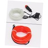 iplusmile 2pcs Red Led El Wire Light Strip for Car