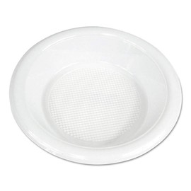 Boardwalk BWKBOWLHIPS12WH Hi-Impact 10 - 12 oz. Plastic Bowls - White (1000/Carton)