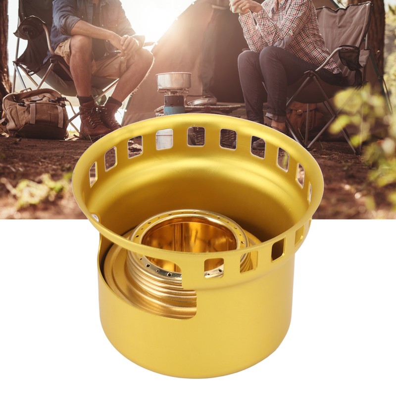 Spirit Burner Copper Windproof Portable Aluminium Alloy Alcohol Backpacking Stove
