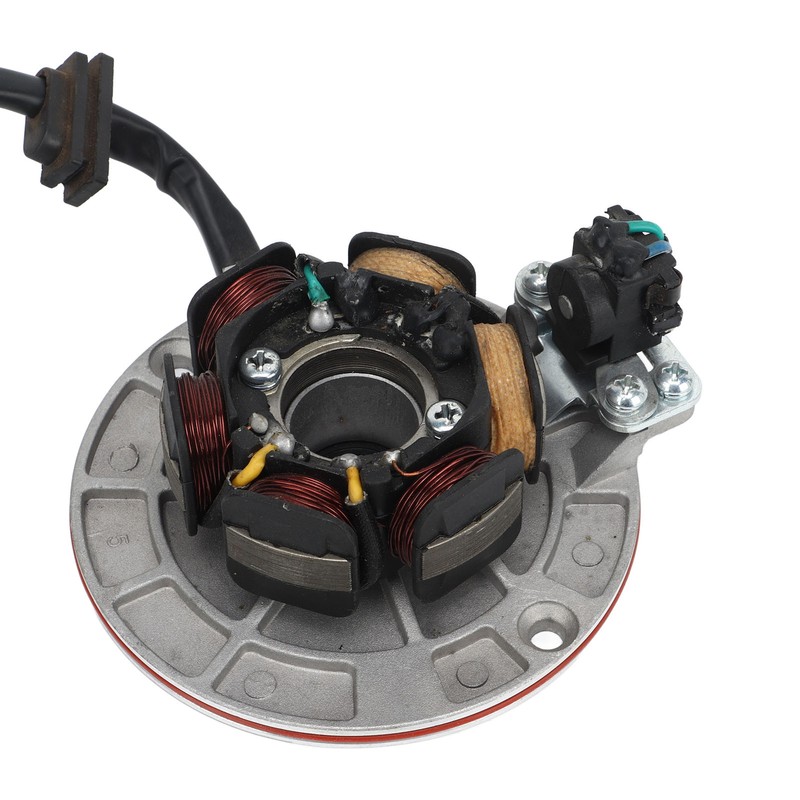 Magneto Stator Plate Copper Coil 5 Wire High Conductivity Generator