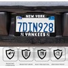 2 Pcs License Plate Frames for Yankees, Universal Aluminum License