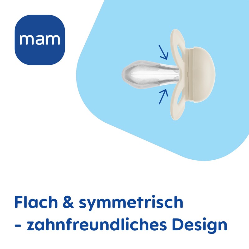 MAM Original Start Night S, 0-2 Months, Pack of 2,
