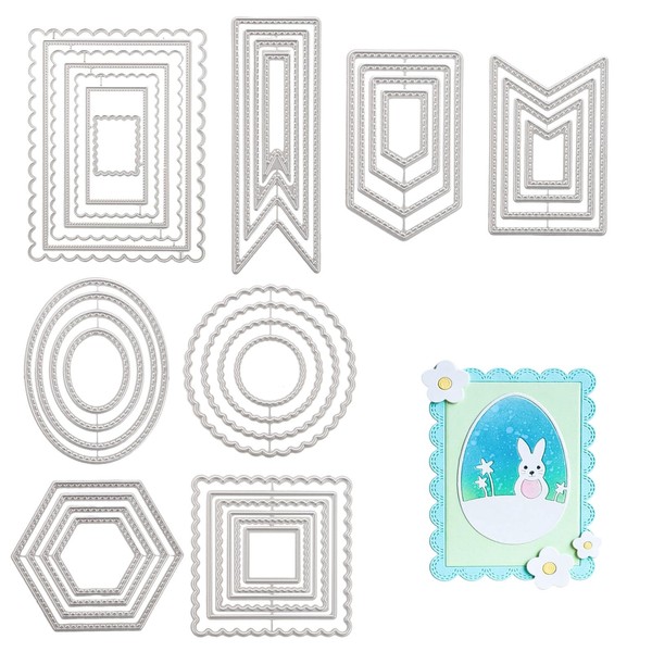 8 Styles Die Cuts for Card Making, Stamps and Dies