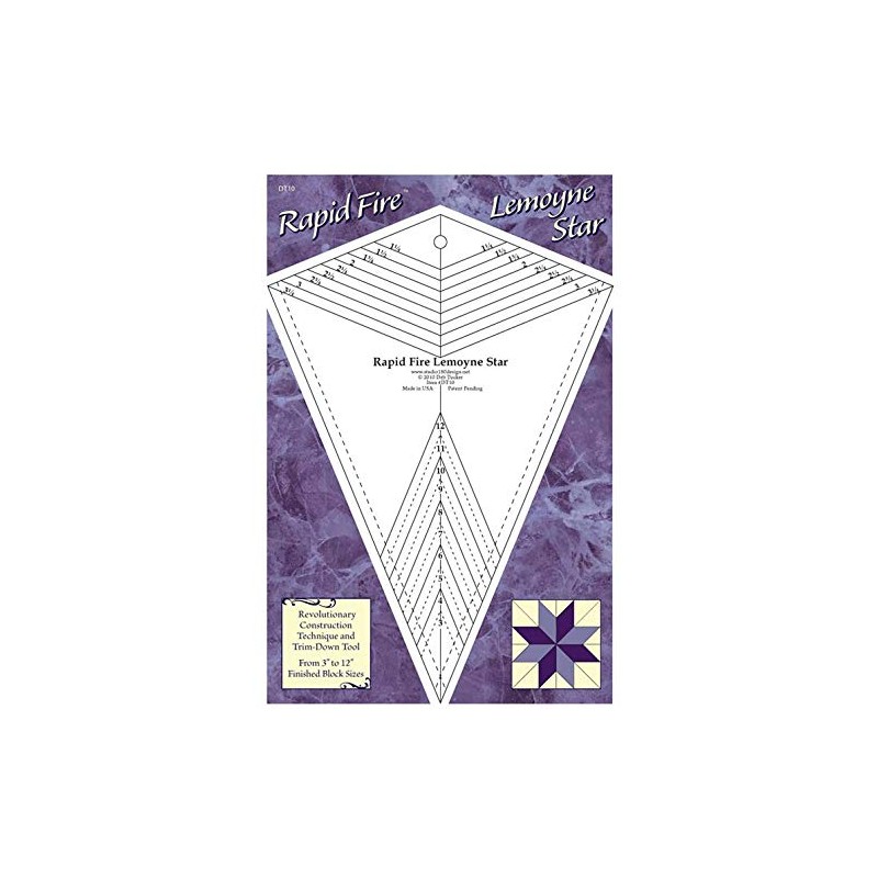 Rapid Fire LeMoyne Star Ruler by Studio 180 Design