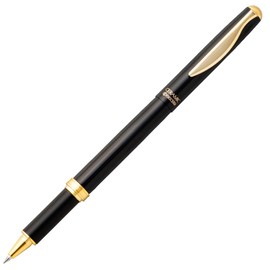 Kyocera KCB-BK15-AZ Ballpoint Pen, Water Based Tip, Ceramic Ball, Good Knocking, Easy to Write, Carbon Copy, Crisp, Gift Giving, Slim, Black