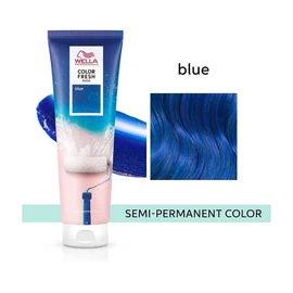 3 x WELLA Color Fresh Semi-Permanent Hair Mask 150 ml - Blue
