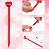 jiebor 30Pcs Heart Shaped Pen Valentines Day Pen Gel Pen