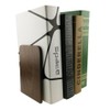 Simple Natural Black Walnut Wood Japanese Style Bookends Bookends for