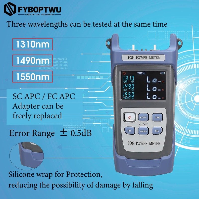 FYBOPTWU - Optical Fiber Cable APC PON Power Meter Tester