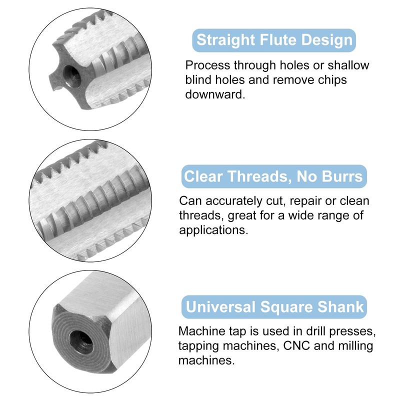 sourcing map 3pcs Tap and Die Set, Metric M11 x