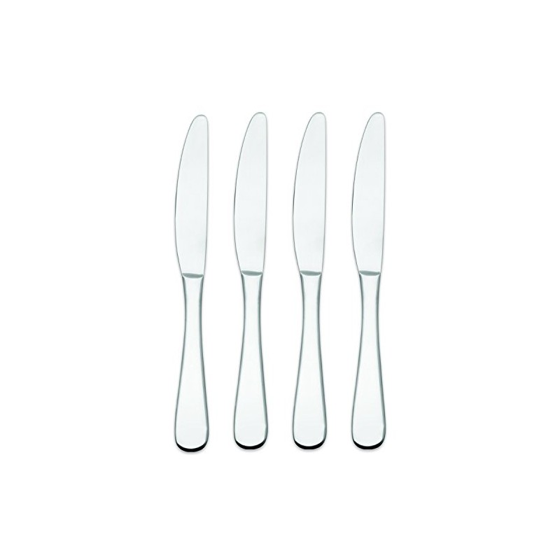 Hampton Signature Melody - Cuchillos de cena, color plateado