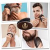 Maalgic Boar Bristle Beard Brush for Men, Natural Wood Travel