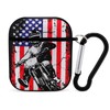 Dirt Bike American Flag Motocross Biker Compatible with AirPods 2nd