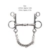 Stainless Steel Horse Pelham Bit Gnaw Resistant Ease of Control