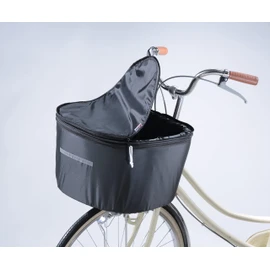 Kawasumi Seisakusyo KWF-110BK D-Shaped 2-Tier Front Basket Cover, All Black