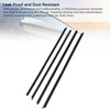 Window Moulding Trim Weatherstrip, 4PCS Car Outer Door Window Moulding