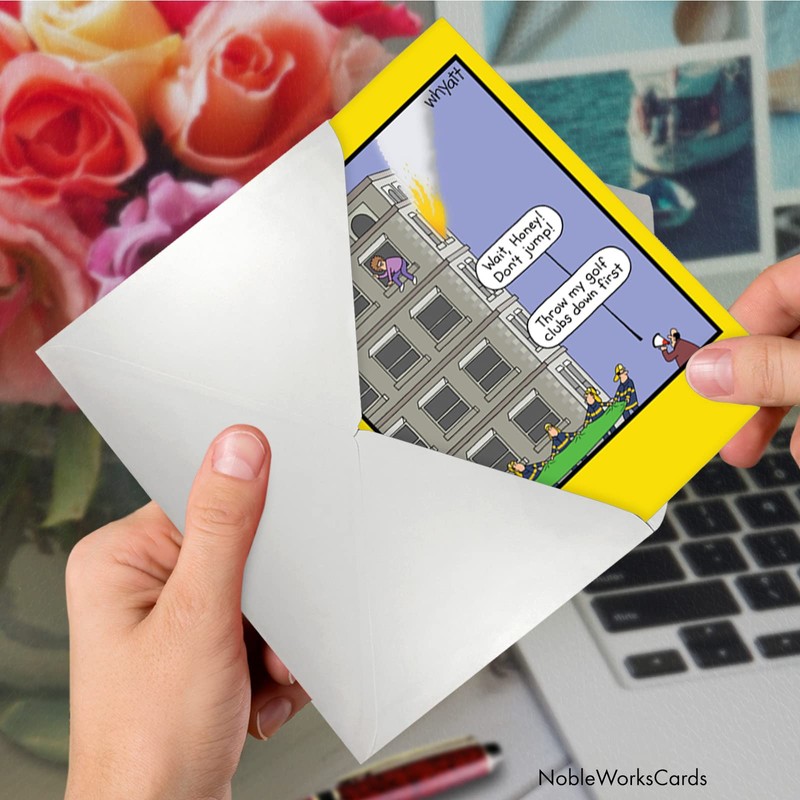 NobleWorks - Funny Anniversary Greeting Card with 5 x 7