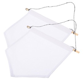 GLEAVI 2Pcs Blank DIY Decor Flags Canvas Hanging Wall Flags for Celebrations Festivals and Outdoor Decor Lightweight and Sturdy for Custom Designs