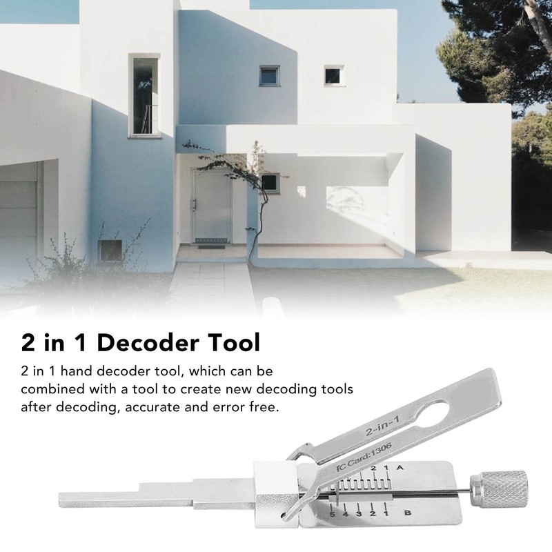 2 in 1 Decoder Hand Hook and Pickup Tool Stainless