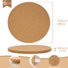 6 Pack Extra Large Cork Trivet, 9.5 Inch High-Density Thick
