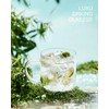 LUXU Glass Coffee Mugs Set of 4,14 oz Clear Coffee